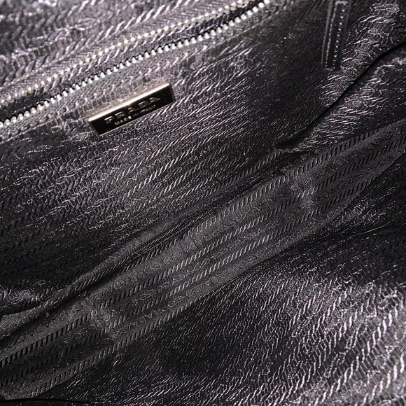Authentic Prada Tessuto Spazzolat Nylon Briefcase Crossbody Bag - Picture 15 of 16